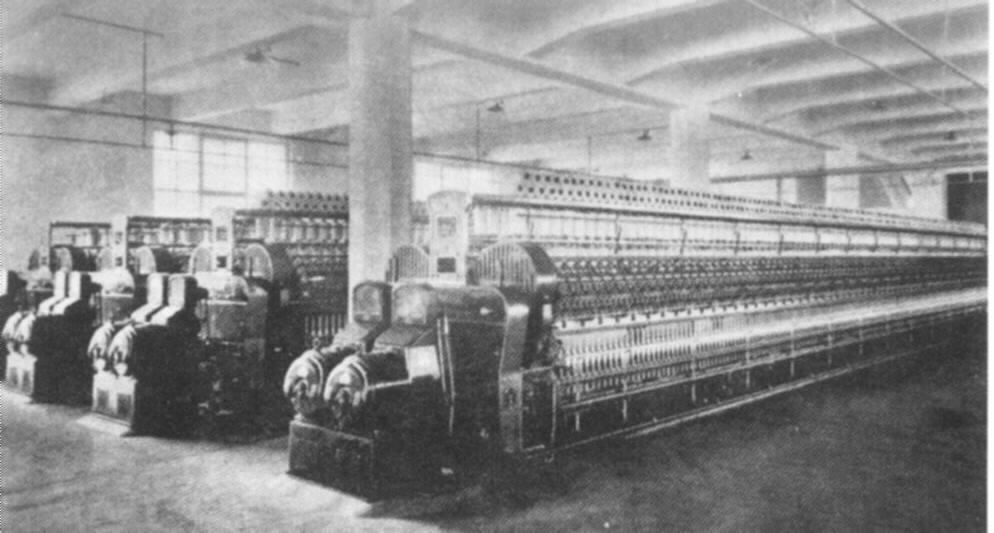 Maschinensaal der Seilerfabrik